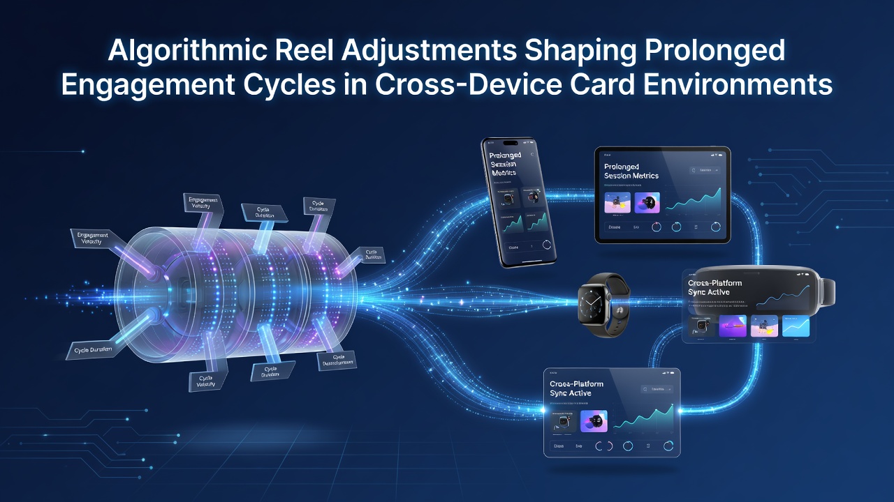 Algorithmic adjustments in reel-based card platforms across mobile and desktop devices