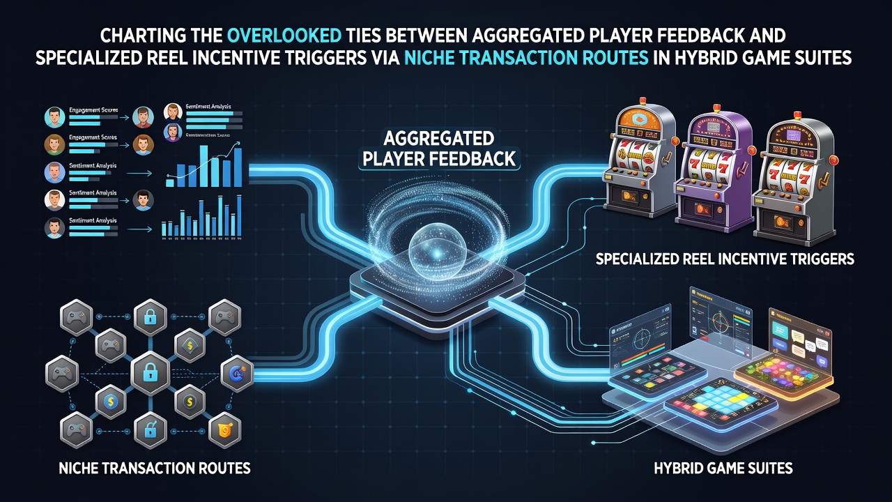 Overview of hybrid game suite interfaces showing aggregated feedback metrics linked to reel incentive pathways