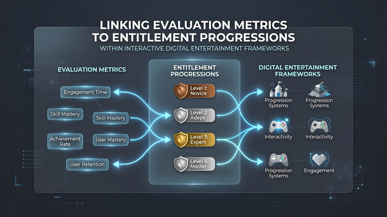 Visualization of entitlement progression pathways linked to evaluation score trends